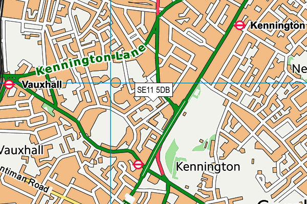 SE11 5DB map - OS VectorMap District (Ordnance Survey) SE11 5DB map - OS VectorMap District (Ordnance Survey)