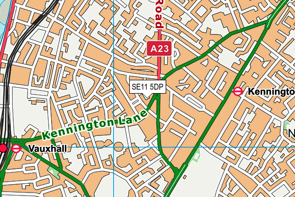 SE11 5DP map - OS VectorMap District (Ordnance Survey) SE11 5DP map - OS VectorMap District (Ordnance Survey)