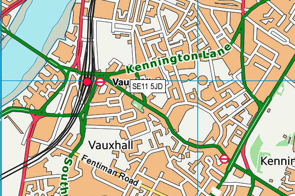 SE11 5JD map - OS VectorMap District (Ordnance Survey) SE11 5JD map - OS VectorMap District (Ordnance Survey)