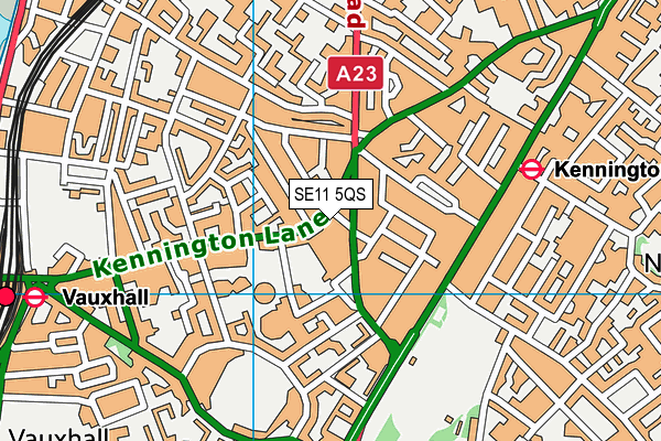 SE11 5QS map - OS VectorMap District (Ordnance Survey) SE11 5QS map - OS VectorMap District (Ordnance Survey)