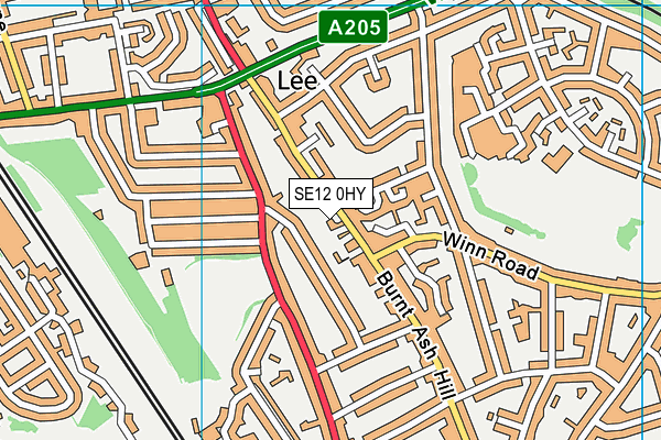 SE12 0HY map - OS VectorMap District (Ordnance Survey) SE12 0HY map - OS VectorMap District (Ordnance Survey)