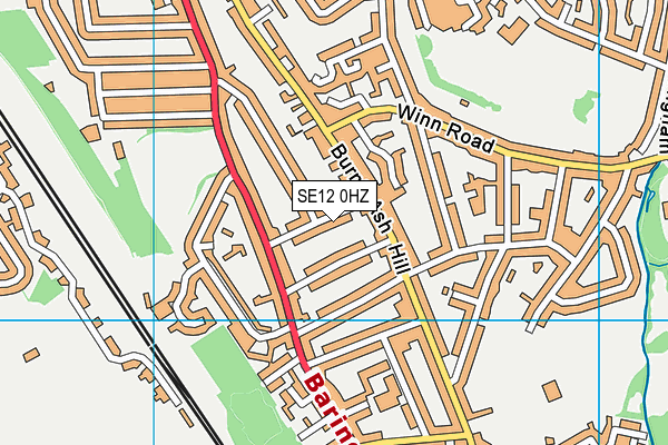 SE12 0HZ map - OS VectorMap District (Ordnance Survey) SE12 0HZ map - OS VectorMap District (Ordnance Survey)