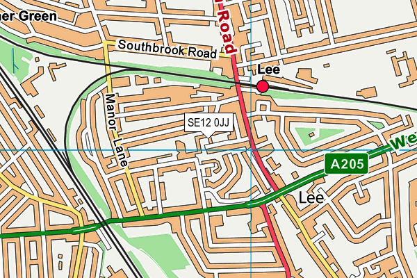 SE12 0JJ map - OS VectorMap District (Ordnance Survey) SE12 0JJ map - OS VectorMap District (Ordnance Survey)