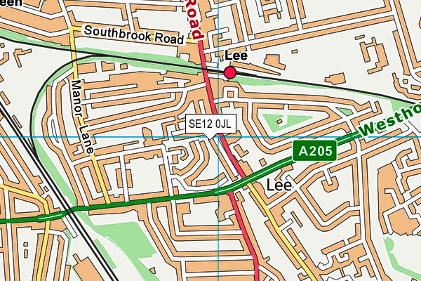 SE12 0JL map - OS VectorMap District (Ordnance Survey) SE12 0JL map - OS VectorMap District (Ordnance Survey)