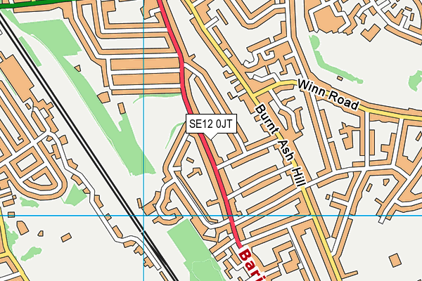 SE12 0JT map - OS VectorMap District (Ordnance Survey) SE12 0JT map - OS VectorMap District (Ordnance Survey)