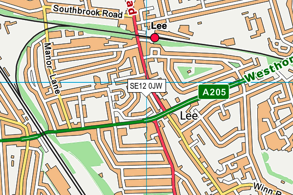 SE12 0JW map - OS VectorMap District (Ordnance Survey) SE12 0JW map - OS VectorMap District (Ordnance Survey)
