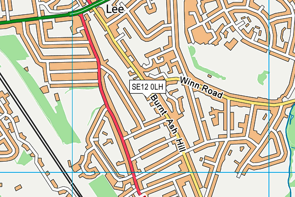 SE12 0LH map - OS VectorMap District (Ordnance Survey) SE12 0LH map - OS VectorMap District (Ordnance Survey)