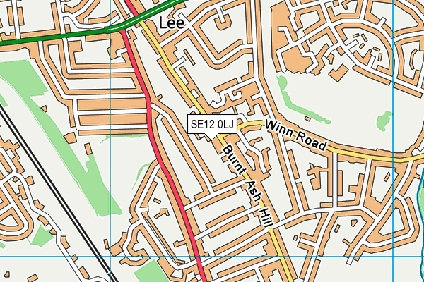SE12 0LJ map - OS VectorMap District (Ordnance Survey) SE12 0LJ map - OS VectorMap District (Ordnance Survey)