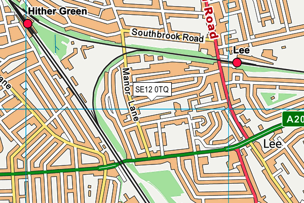 SE12 0TQ map - OS VectorMap District (Ordnance Survey) SE12 0TQ map - OS VectorMap District (Ordnance Survey)