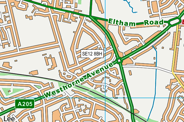 SE12 8BH map - OS VectorMap District (Ordnance Survey) SE12 8BH map - OS VectorMap District (Ordnance Survey)