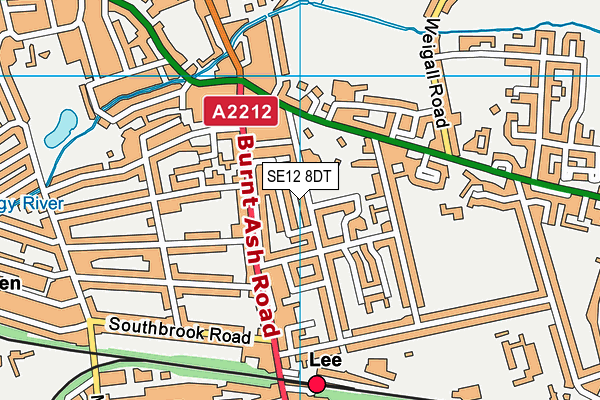 SE12 8DT map - OS VectorMap District (Ordnance Survey) SE12 8DT map - OS VectorMap District (Ordnance Survey)