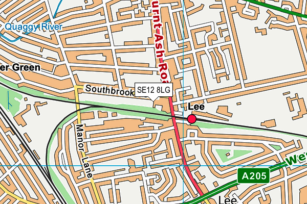 SE12 8LG map - OS VectorMap District (Ordnance Survey) SE12 8LG map - OS VectorMap District (Ordnance Survey)