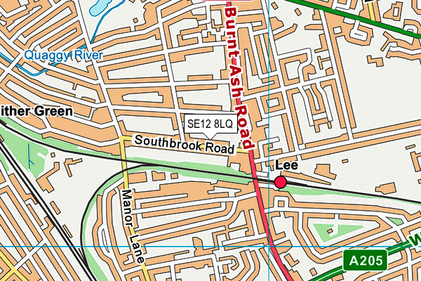 SE12 8LQ map - OS VectorMap District (Ordnance Survey) SE12 8LQ map - OS VectorMap District (Ordnance Survey)