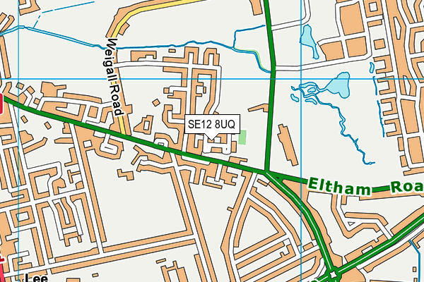 SE12 8UQ map - OS VectorMap District (Ordnance Survey) SE12 8UQ map - OS VectorMap District (Ordnance Survey)
