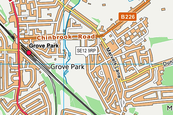 SE12 9RP map - OS VectorMap District (Ordnance Survey) SE12 9RP map - OS VectorMap District (Ordnance Survey)