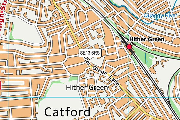 SE13 6RS map - OS VectorMap District (Ordnance Survey) SE13 6RS map - OS VectorMap District (Ordnance Survey)
