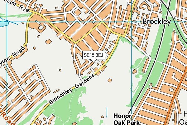 SE15 3EJ map - OS VectorMap District (Ordnance Survey) SE15 3EJ map - OS VectorMap District (Ordnance Survey)