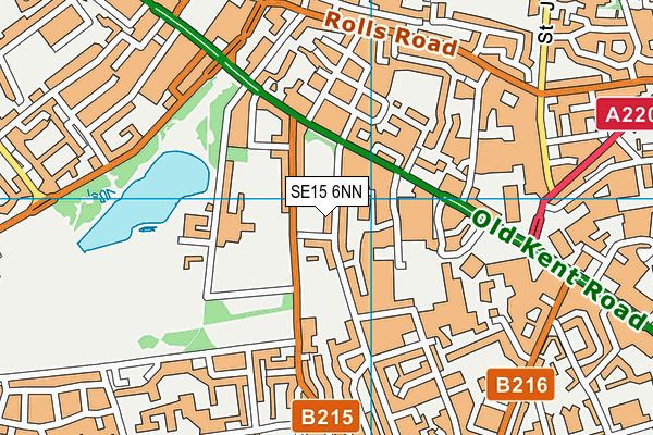 SE15 6NN map - OS VectorMap District (Ordnance Survey) SE15 6NN map - OS VectorMap District (Ordnance Survey)