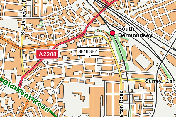 SE16 3BY map - OS VectorMap District (Ordnance Survey) SE16 3BY map - OS VectorMap District (Ordnance Survey)