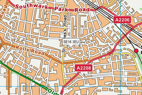 SE16 3EU map - OS VectorMap District (Ordnance Survey) SE16 3EU map - OS VectorMap District (Ordnance Survey)