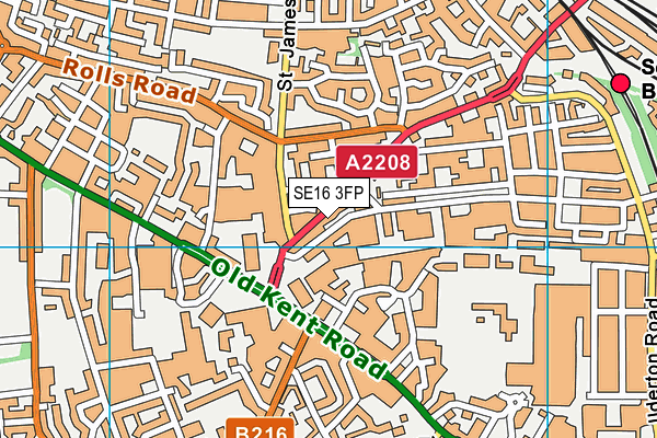 SE16 3FP map - OS VectorMap District (Ordnance Survey) SE16 3FP map - OS VectorMap District (Ordnance Survey)