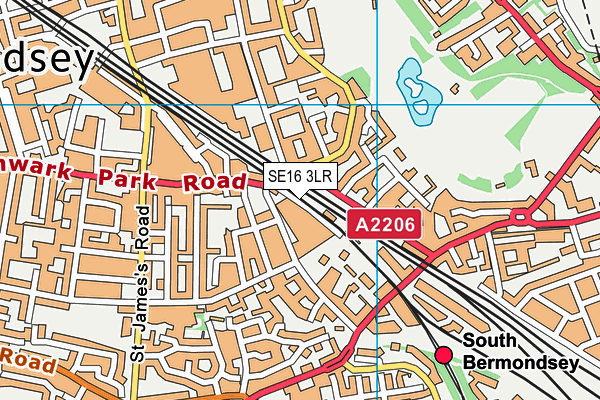 SE16 3LR map - OS VectorMap District (Ordnance Survey) SE16 3LR map - OS VectorMap District (Ordnance Survey)