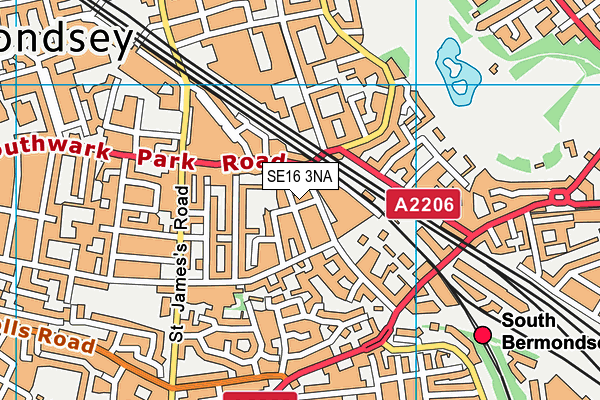 SE16 3NA map - OS VectorMap District (Ordnance Survey) SE16 3NA map - OS VectorMap District (Ordnance Survey)