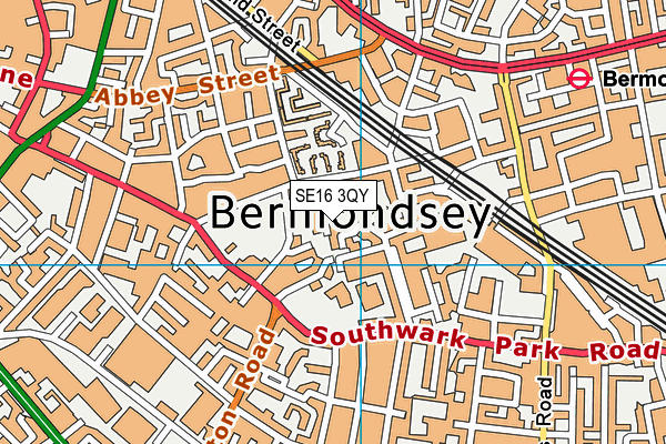 SE16 3QY map - OS VectorMap District (Ordnance Survey) SE16 3QY map - OS VectorMap District (Ordnance Survey)
