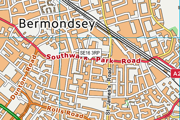 SE16 3RP map - OS VectorMap District (Ordnance Survey) SE16 3RP map - OS VectorMap District (Ordnance Survey)