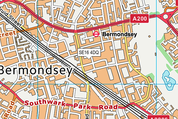 SE16 4DQ map - OS VectorMap District (Ordnance Survey) SE16 4DQ map - OS VectorMap District (Ordnance Survey)