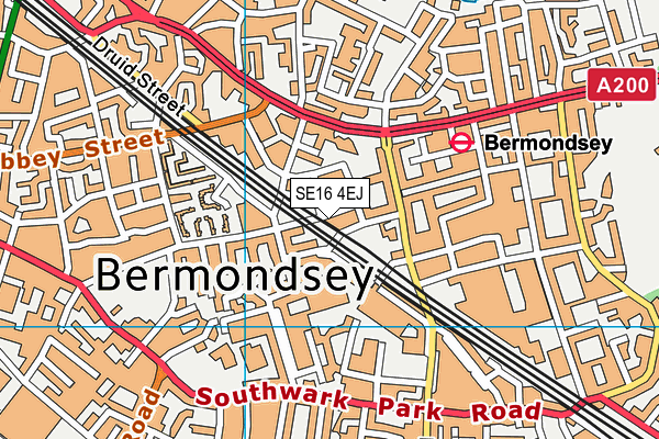 SE16 4EJ map - OS VectorMap District (Ordnance Survey) SE16 4EJ map - OS VectorMap District (Ordnance Survey)