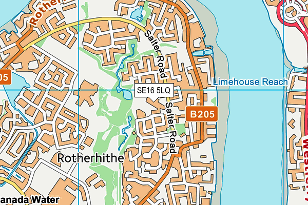 SE16 5LQ map - OS VectorMap District (Ordnance Survey) SE16 5LQ map - OS VectorMap District (Ordnance Survey)