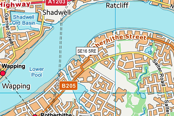SE16 5RE map - OS VectorMap District (Ordnance Survey) SE16 5RE map - OS VectorMap District (Ordnance Survey)