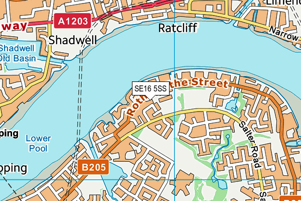 SE16 5SS map - OS VectorMap District (Ordnance Survey) SE16 5SS map - OS VectorMap District (Ordnance Survey)