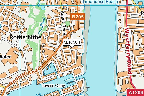 SE16 5UH map - OS VectorMap District (Ordnance Survey) SE16 5UH map - OS VectorMap District (Ordnance Survey)
