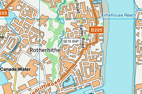 SE16 6HP map - OS VectorMap District (Ordnance Survey) SE16 6HP map - OS VectorMap District (Ordnance Survey)