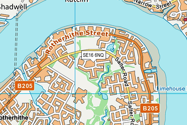 SE16 6NQ map - OS VectorMap District (Ordnance Survey) SE16 6NQ map - OS VectorMap District (Ordnance Survey)