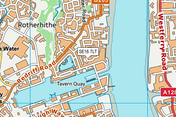 SE16 7LT map - OS VectorMap District (Ordnance Survey) SE16 7LT map - OS VectorMap District (Ordnance Survey)