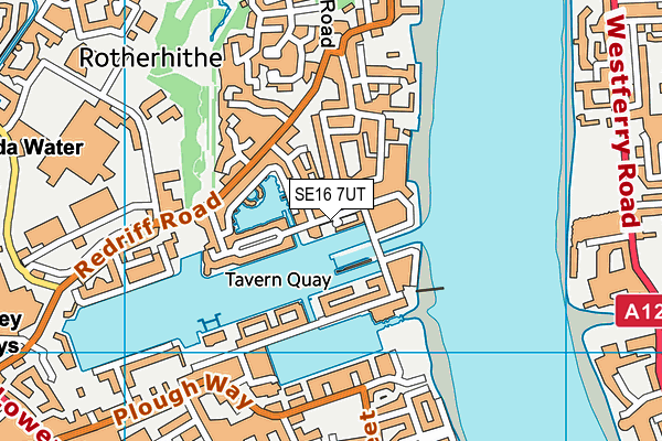 SE16 7UT map - OS VectorMap District (Ordnance Survey) SE16 7UT map - OS VectorMap District (Ordnance Survey)