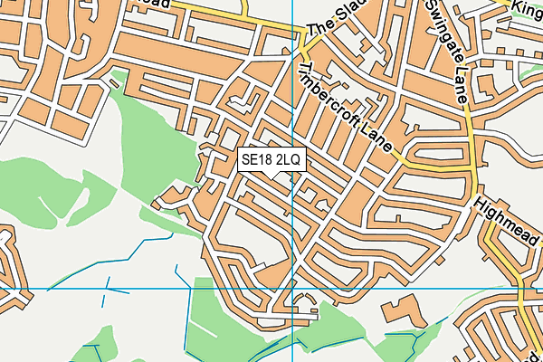 SE18 2LQ map - OS VectorMap District (Ordnance Survey) SE18 2LQ map - OS VectorMap District (Ordnance Survey)