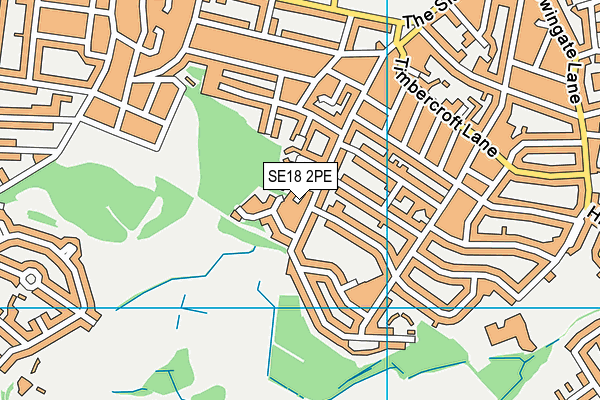 SE18 2PE map - OS VectorMap District (Ordnance Survey) SE18 2PE map - OS VectorMap District (Ordnance Survey)