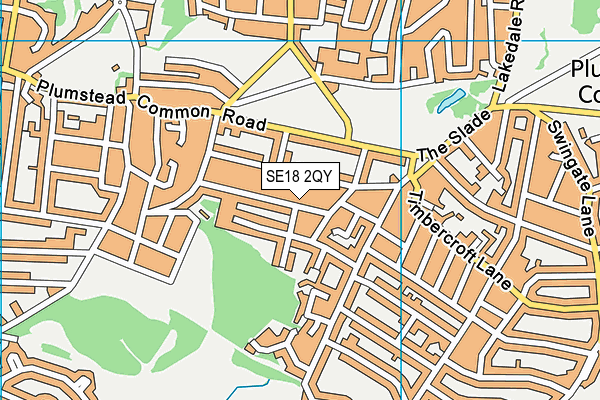 SE18 2QY map - OS VectorMap District (Ordnance Survey) SE18 2QY map - OS VectorMap District (Ordnance Survey)
