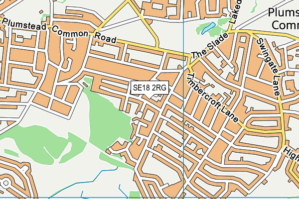 SE18 2RG map - OS VectorMap District (Ordnance Survey) SE18 2RG map - OS VectorMap District (Ordnance Survey)
