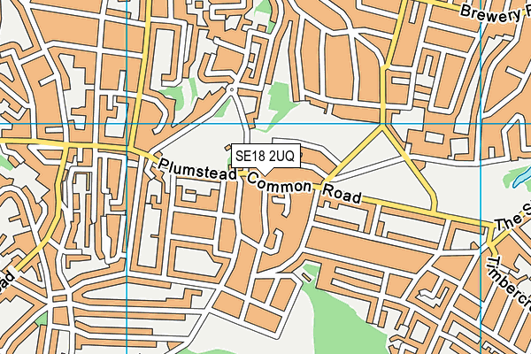 SE18 2UQ map - OS VectorMap District (Ordnance Survey) SE18 2UQ map - OS VectorMap District (Ordnance Survey)