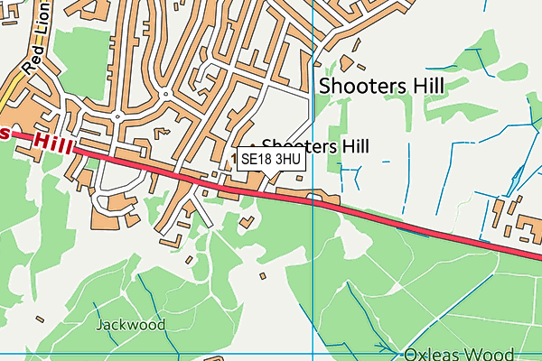 SE18 3HU map - OS VectorMap District (Ordnance Survey) SE18 3HU map - OS VectorMap District (Ordnance Survey)