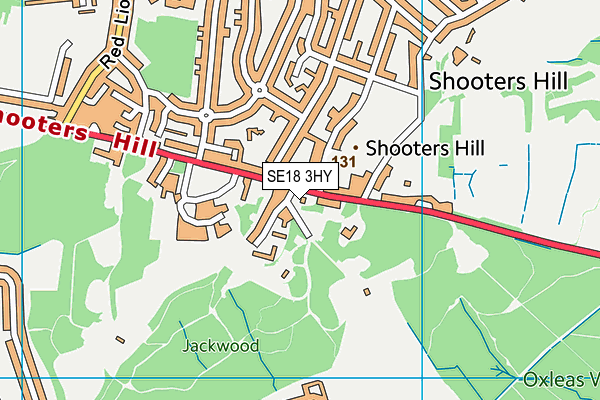 SE18 3HY map - OS VectorMap District (Ordnance Survey) SE18 3HY map - OS VectorMap District (Ordnance Survey)