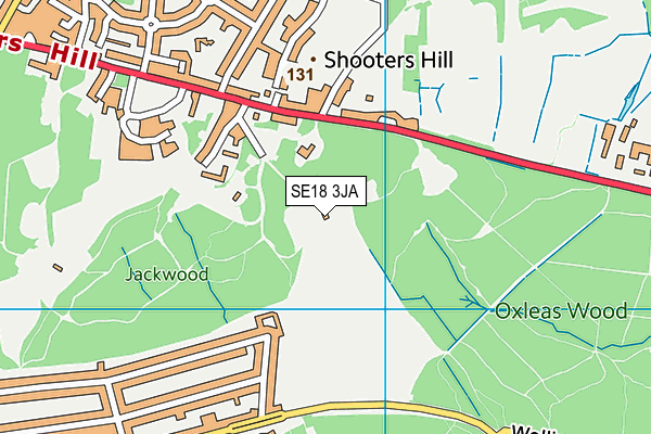 SE18 3JA map - OS VectorMap District (Ordnance Survey) SE18 3JA map - OS VectorMap District (Ordnance Survey)