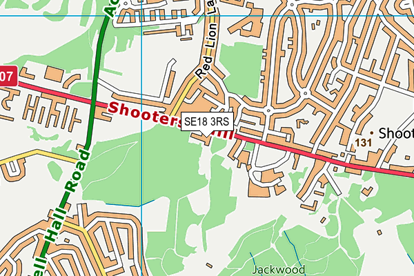 SE18 3RS map - OS VectorMap District (Ordnance Survey) SE18 3RS map - OS VectorMap District (Ordnance Survey)