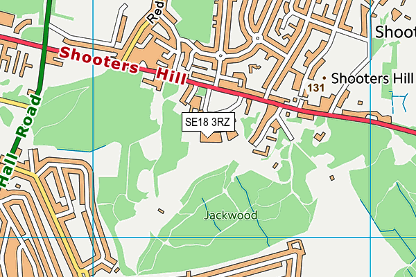 SE18 3RZ map - OS VectorMap District (Ordnance Survey) SE18 3RZ map - OS VectorMap District (Ordnance Survey)