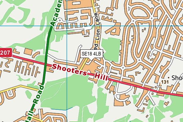 SE18 4LB map - OS VectorMap District (Ordnance Survey) SE18 4LB map - OS VectorMap District (Ordnance Survey)